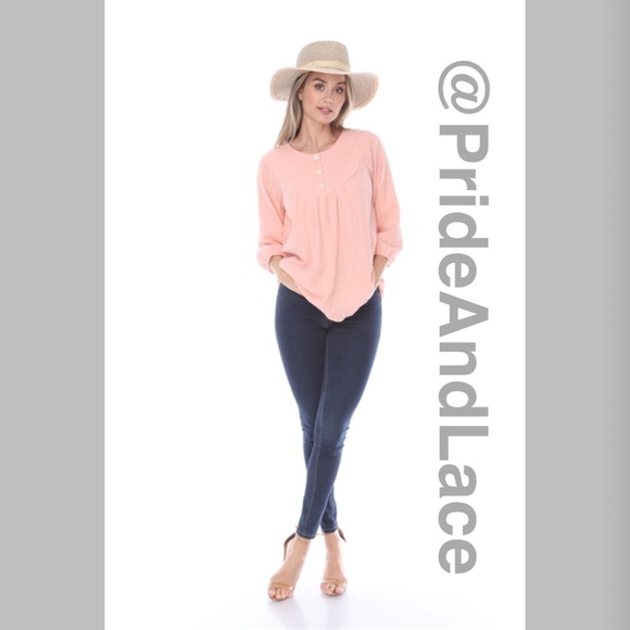 LAST 2️⃣ 🌸CANTALOUPE TUNIC TOP🌸 - Picture 2 of 4